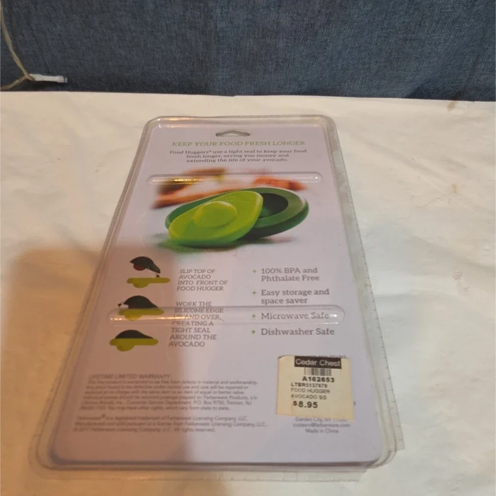 Farberware Food Huggers Silicone Avocado Saver 2-Pack BPA-Free